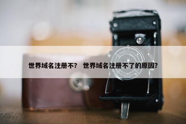 世界域名注册不？ 世界域名注册不了的原因？