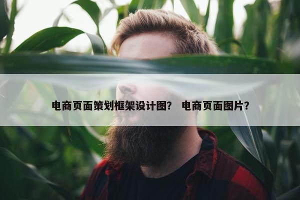 电商页面策划框架设计图？ 电商页面图片？