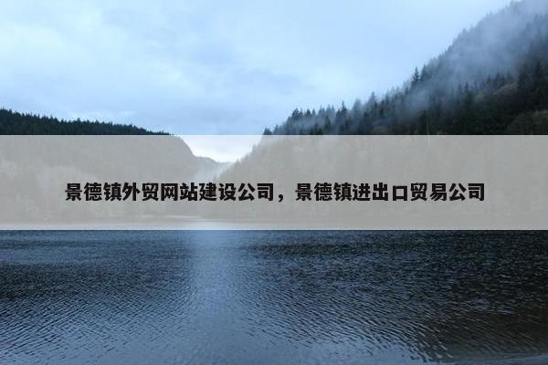 景德镇外贸网站建设公司，景德镇进出口贸易公司