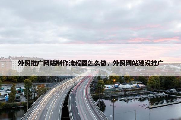 外贸推广网站制作流程图怎么做，外贸网站建设推广