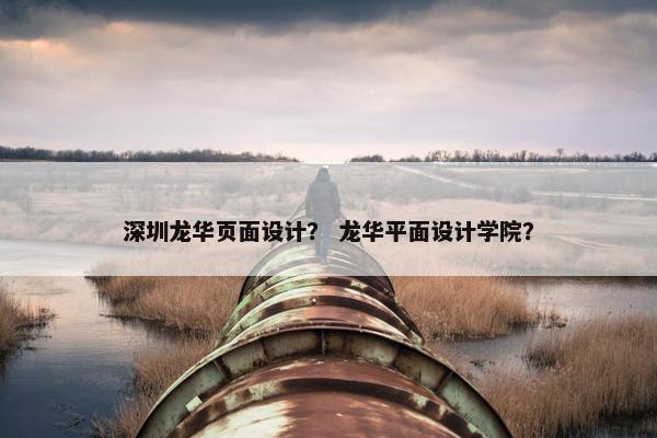 深圳龙华页面设计？ 龙华平面设计学院？