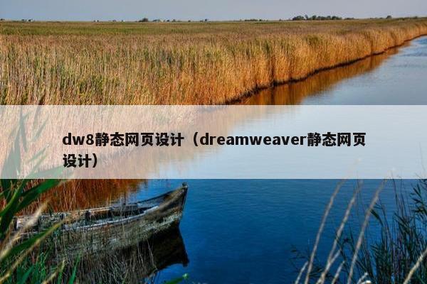 dw8静态网页设计（dreamweaver静态网页设计）