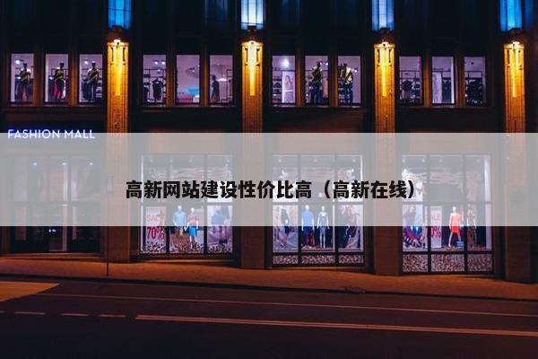 高新网站建设性价比高（高新在线）