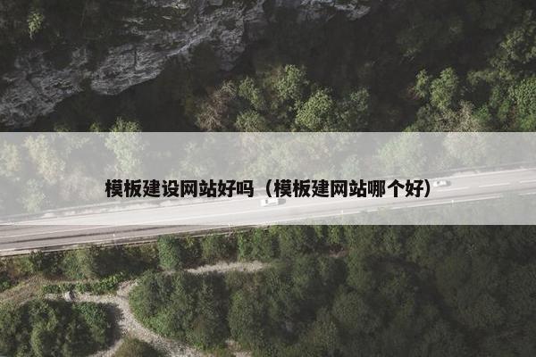模板建设网站好吗（模板建网站哪个好）