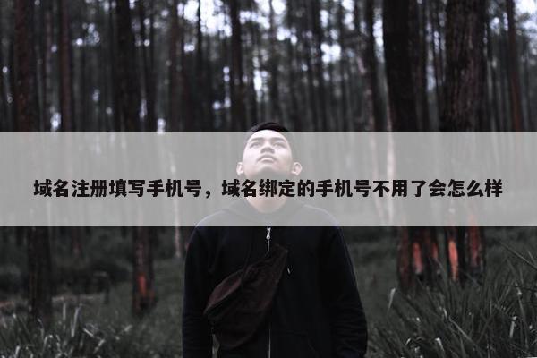 域名注册填写手机号，域名绑定的手机号不用了会怎么样