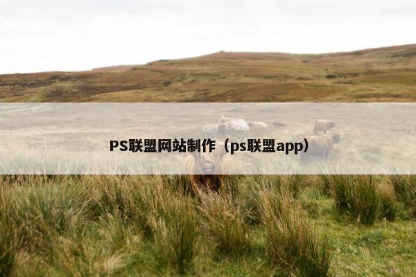 PS联盟网站制作（ps联盟app）