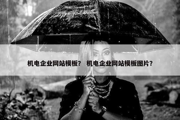 机电企业网站模板？ 机电企业网站模板图片？