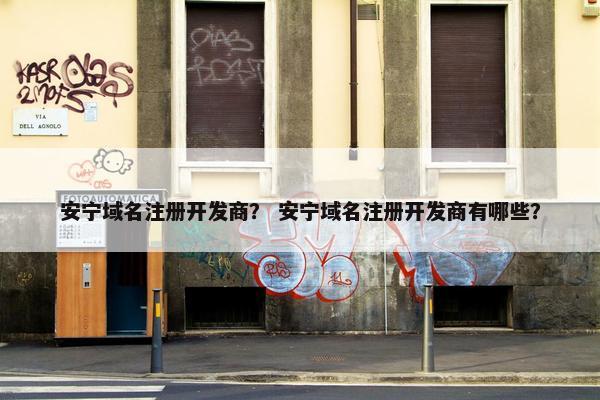 安宁域名注册开发商？ 安宁域名注册开发商有哪些？