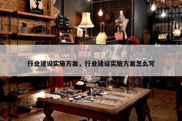 行业建设实施方案，行业建设实施方案怎么写