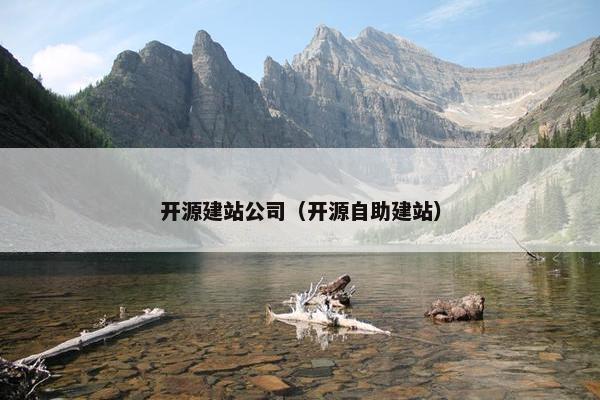 开源建站公司（开源自助建站）