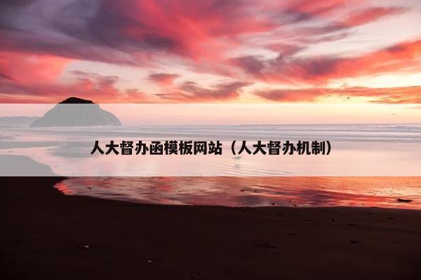 人大督办函模板网站（人大督办机制）