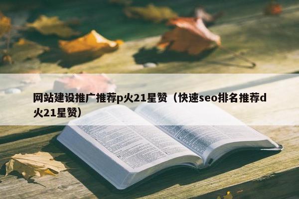 网站建设推广推荐p火21星赞（快速seo排名推荐d火21星赞）