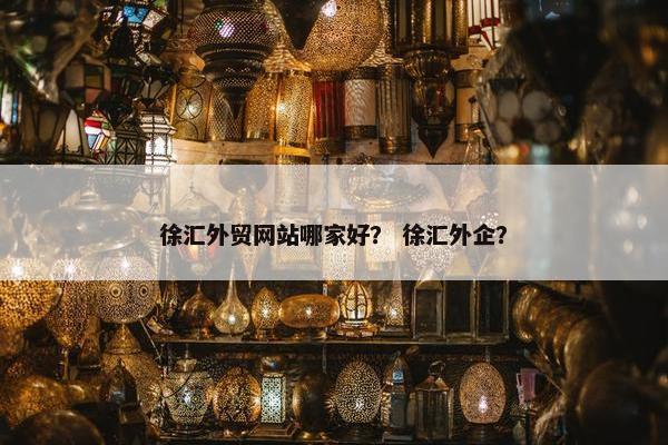 徐汇外贸网站哪家好？ 徐汇外企？