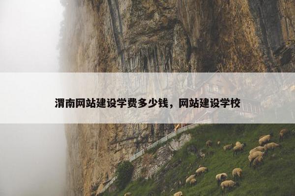 渭南网站建设学费多少钱，网站建设学校