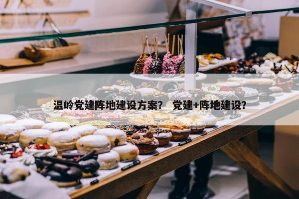 温岭党建阵地建设方案？ 党建+阵地建设？