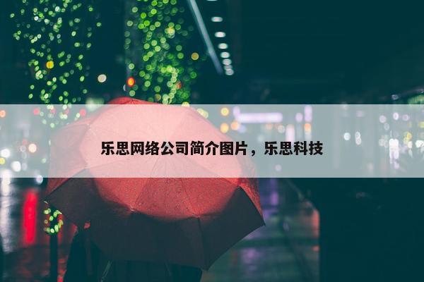 乐思网络公司简介图片，乐思科技