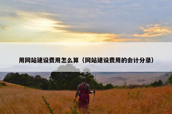 用网站建设费用怎么算（网站建设费用的会计分录）