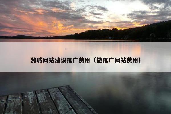 潍城网站建设推广费用（做推广网站费用）