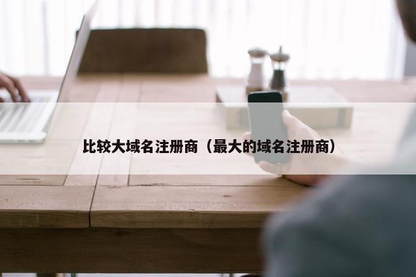 比较大域名注册商（最大的域名注册商）