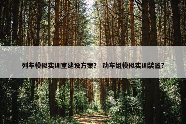 列车模拟实训室建设方案？ 动车组模拟实训装置？