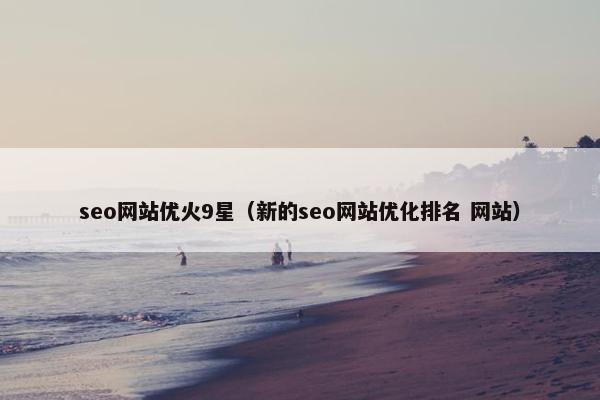 seo网站优火9星（新的seo网站优化排名 网站）