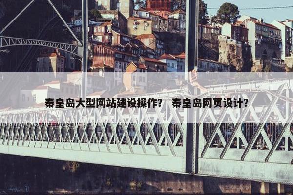 秦皇岛大型网站建设操作？ 秦皇岛网页设计？