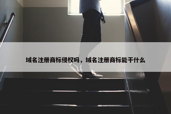 域名注册商标侵权吗，域名注册商标能干什么