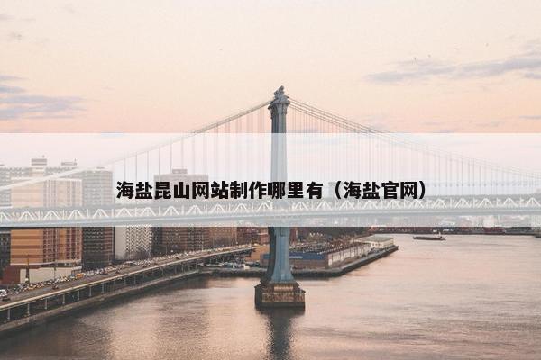 海盐昆山网站制作哪里有（海盐官网）