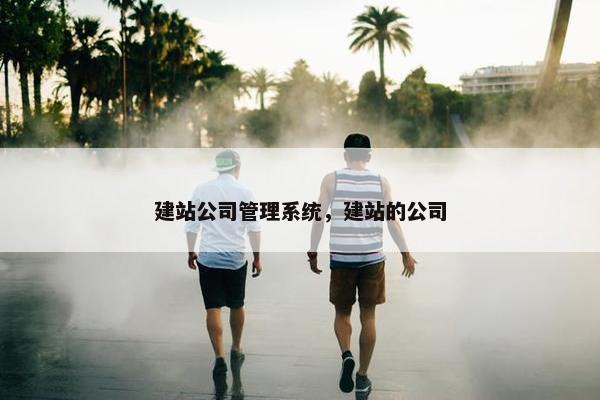 建站公司管理系统，建站的公司