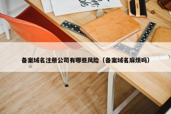 备案域名注册公司有哪些风险（备案域名麻烦吗）