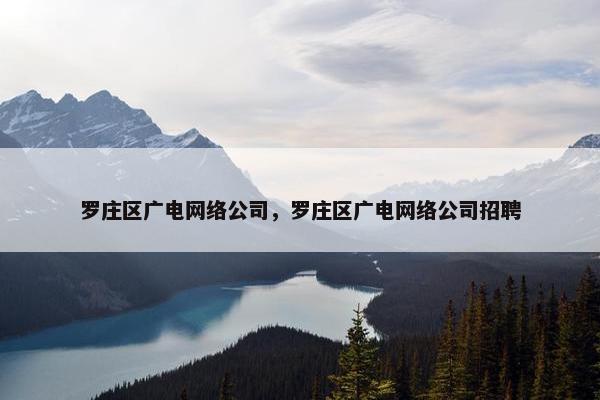 罗庄区广电网络公司，罗庄区广电网络公司招聘
