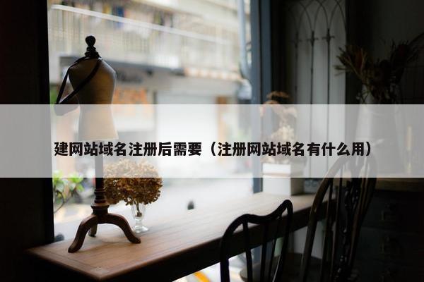 建网站域名注册后需要（注册网站域名有什么用）