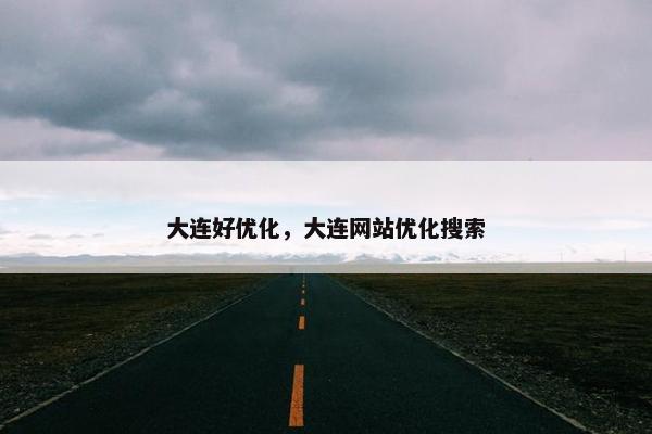 大连好优化，大连网站优化搜索