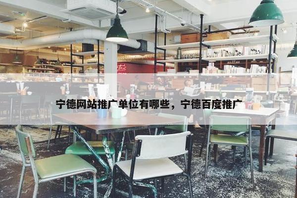 宁德网站推广单位有哪些，宁德百度推广