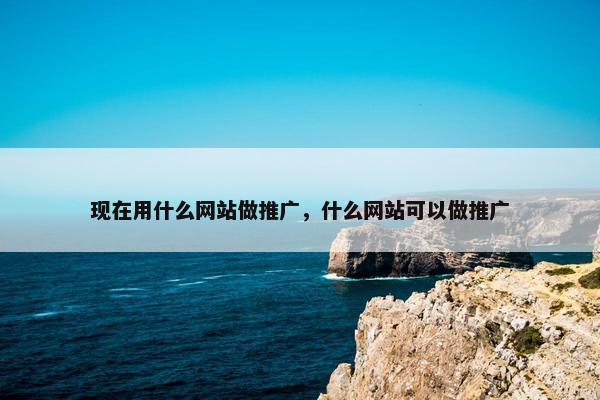现在用什么网站做推广，什么网站可以做推广