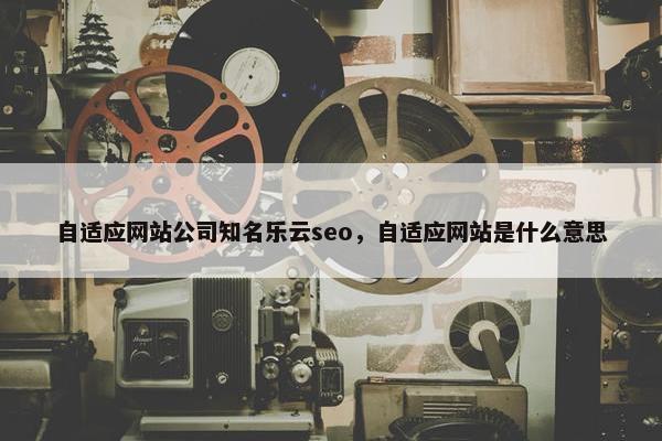 自适应网站公司知名乐云seo，自适应网站是什么意思