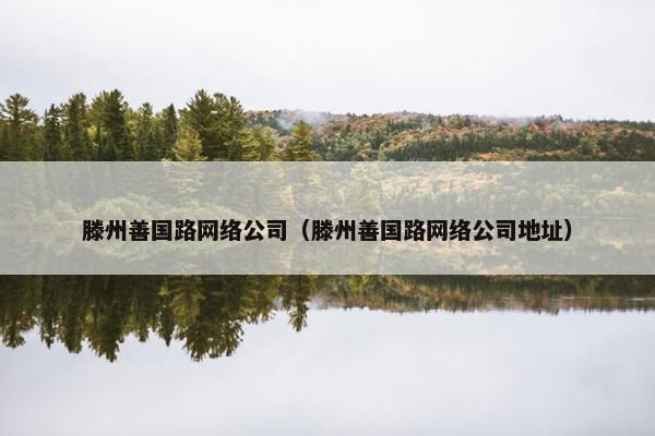 滕州善国路网络公司（滕州善国路网络公司地址）