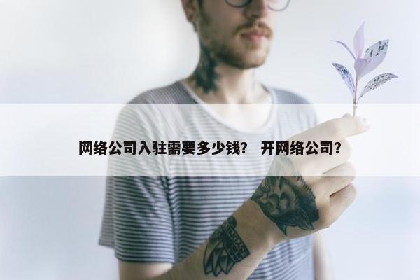 网络公司入驻需要多少钱？ 开网络公司？