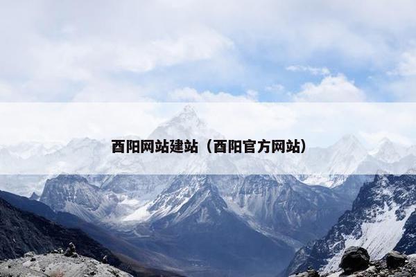 酉阳网站建站（酉阳官方网站）