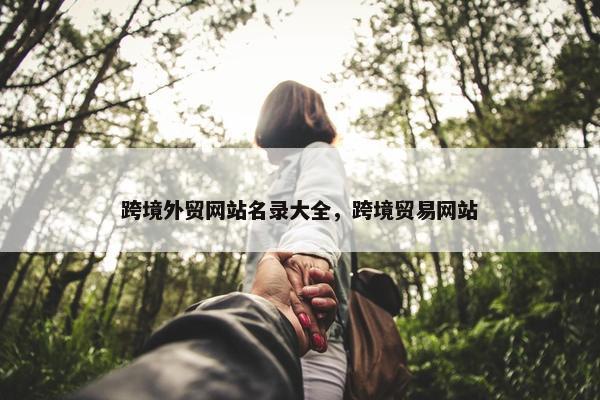 跨境外贸网站名录大全，跨境贸易网站