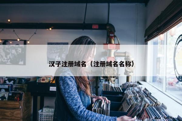汉子注册域名（注册域名名称）
