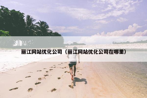 丽江网站优化公司（丽江网站优化公司在哪里）