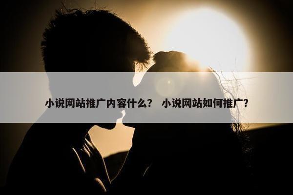 小说网站推广内容什么？ 小说网站如何推广？