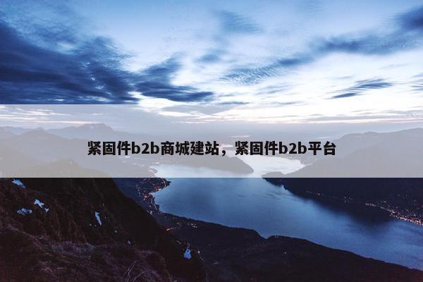 紧固件b2b商城建站，紧固件b2b平台