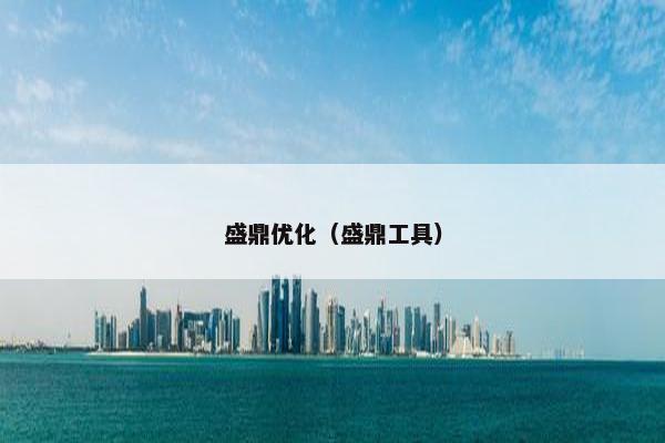 盛鼎优化（盛鼎工具）