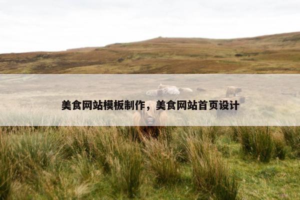 美食网站模板制作，美食网站首页设计