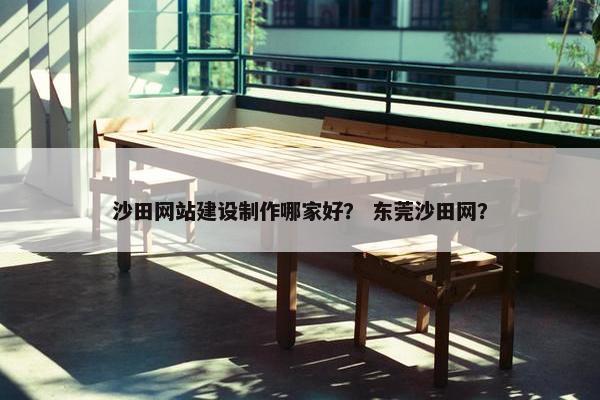 沙田网站建设制作哪家好？ 东莞沙田网？