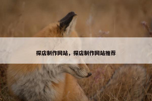 探店制作网站，探店制作网站推荐