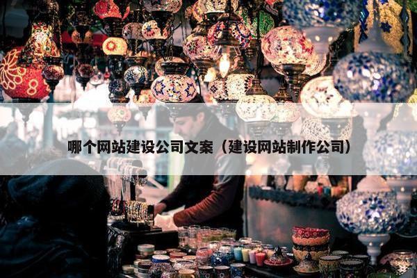 哪个网站建设公司文案（建设网站制作公司）