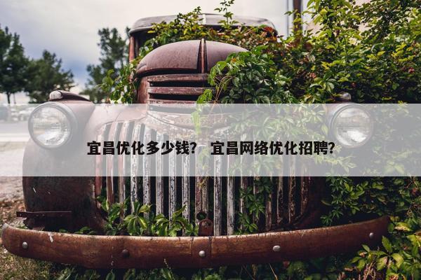 宜昌优化多少钱？ 宜昌网络优化招聘？